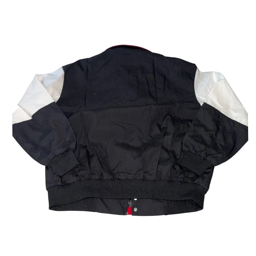Vintage Dunbrooke Jacket XL Blank Colorblock Black White Red Deadstock 90s USA